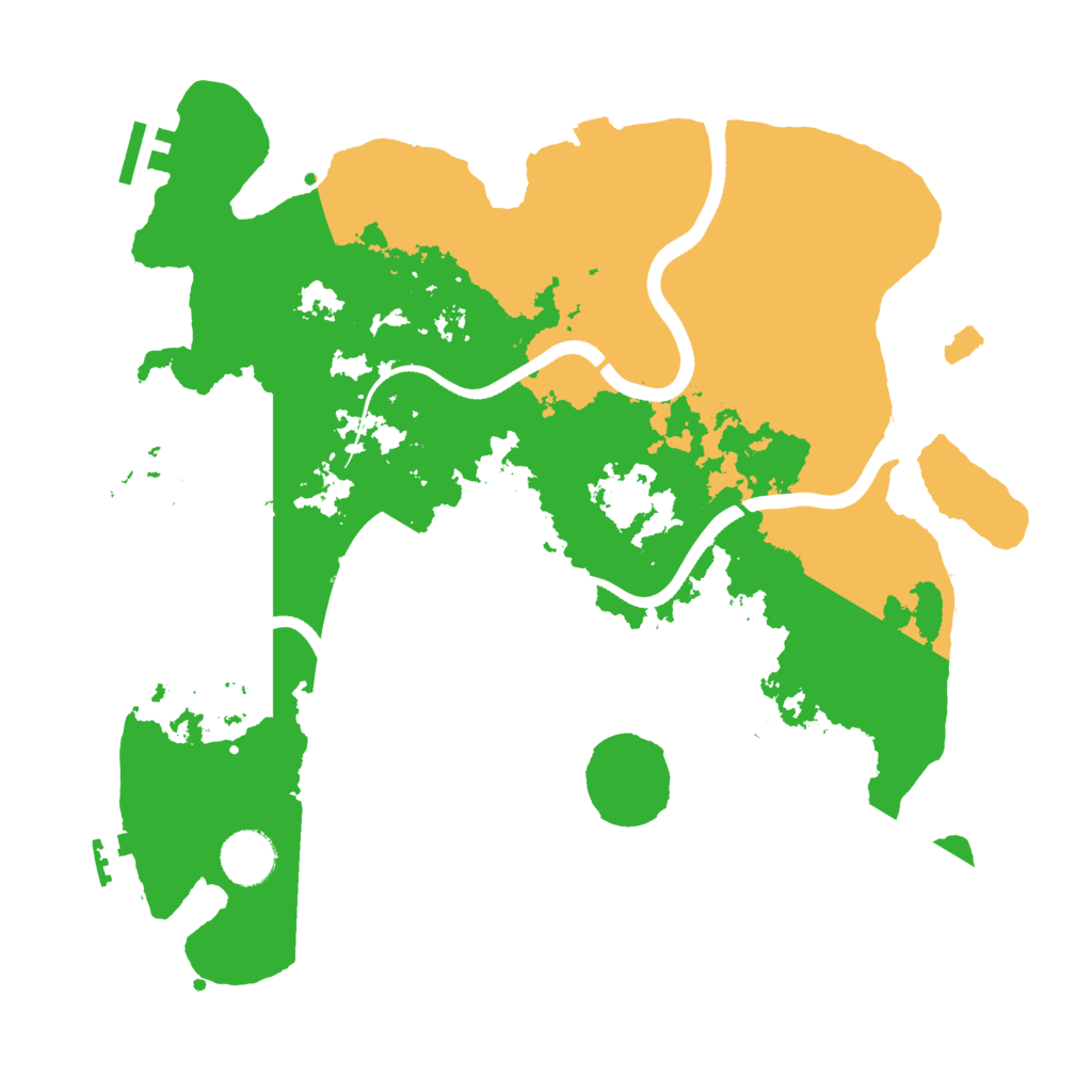 Biome Rust Map: Procedural Map, Size: 3500, Seed: 763816351