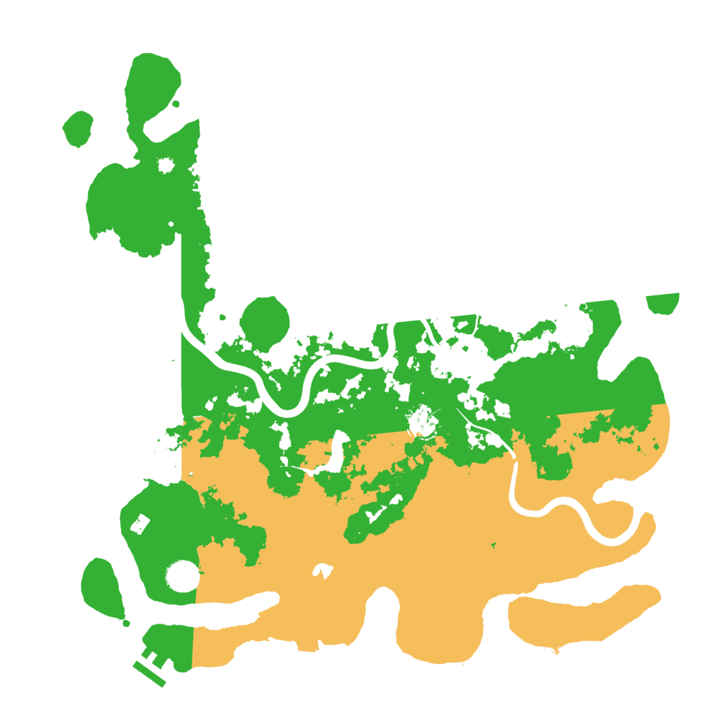 Biome Rust Map: Procedural Map, Size: 4000, Seed: 13371102