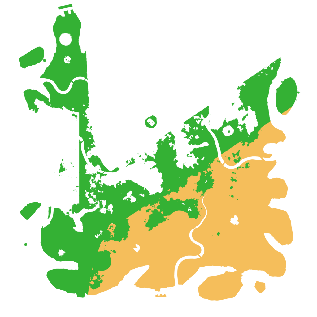 Biome Rust Map: Procedural Map, Size: 4500, Seed: 458585980