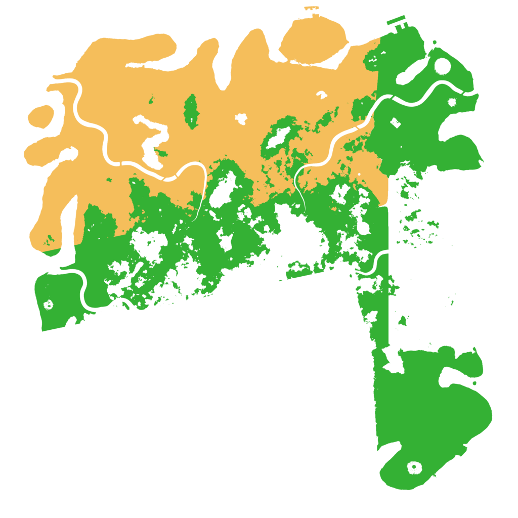 Biome Rust Map: Procedural Map, Size: 5500, Seed: 1756024087