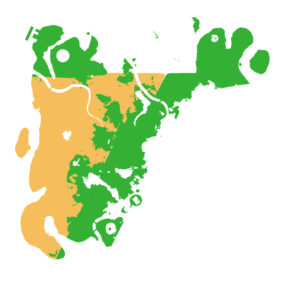 Biome Rust Map: Procedural Map, Size: 4000, Seed: 60127168