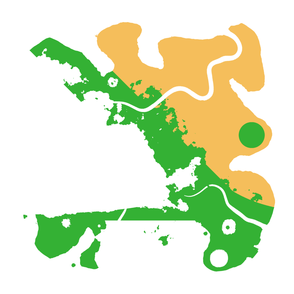 Biome Rust Map: Procedural Map, Size: 3000, Seed: 1684808134