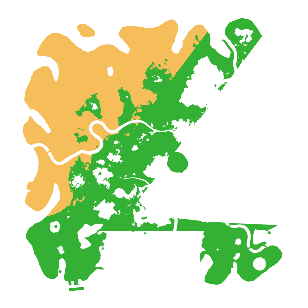 Biome Rust Map: Procedural Map, Size: 4200, Seed: 1302321814
