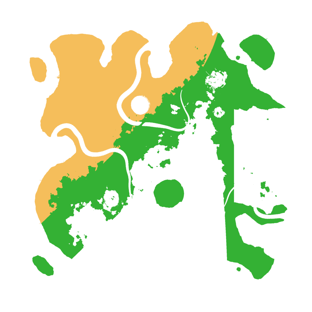 Biome Rust Map: Procedural Map, Size: 3000, Seed: 2477551