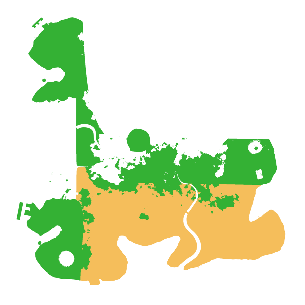 Biome Rust Map: Procedural Map, Size: 3500, Seed: 1948938474
