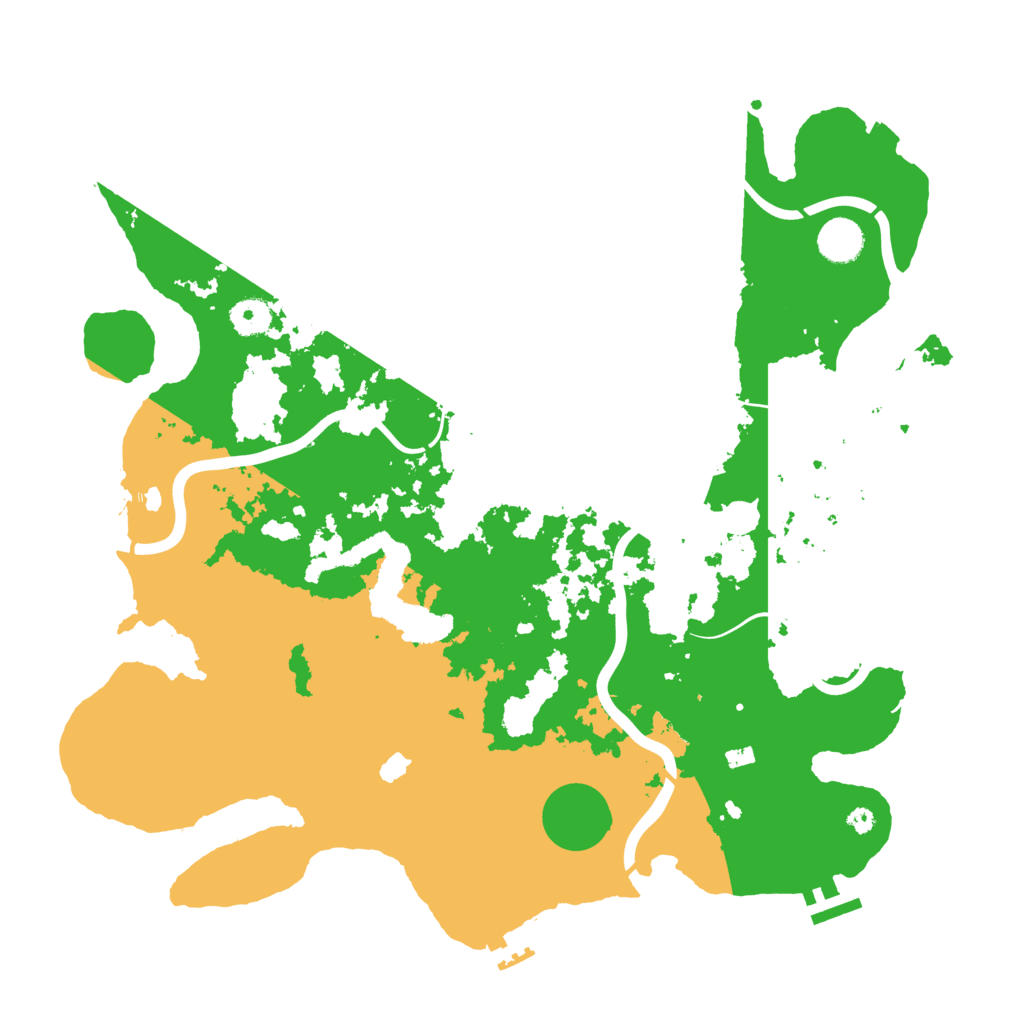 Biome Rust Map: Procedural Map, Size: 4000, Seed: 245757