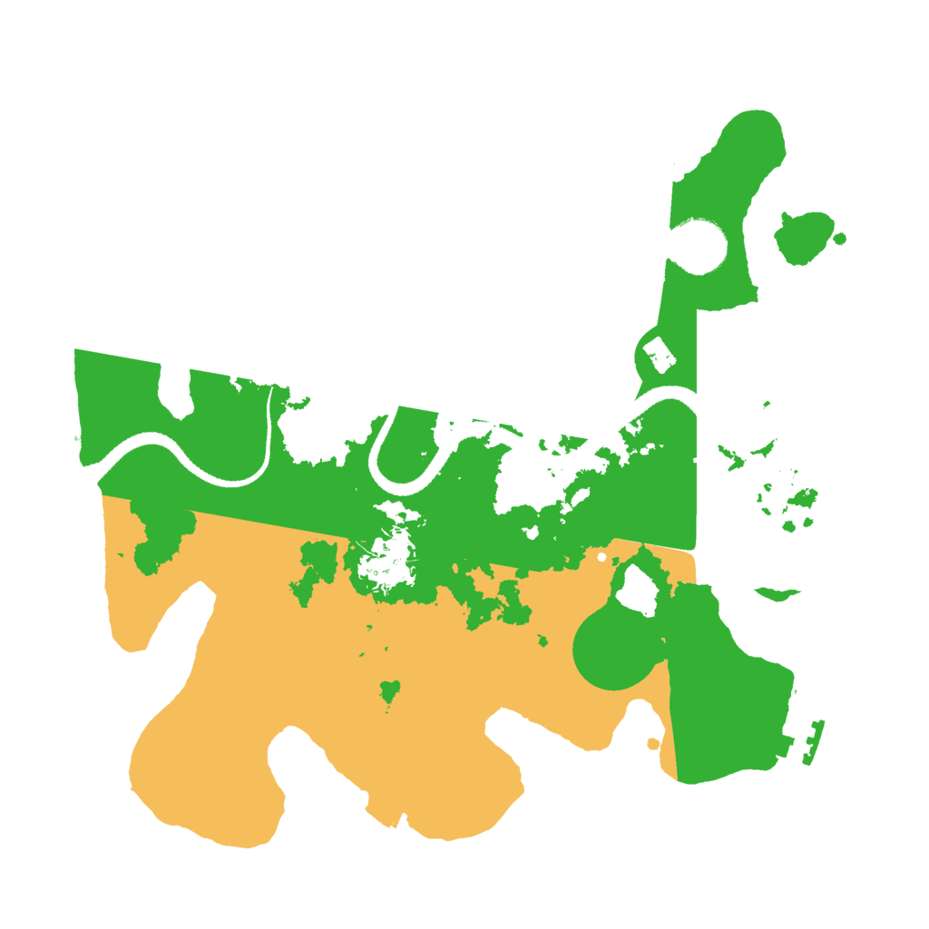 Biome Rust Map: Procedural Map, Size: 3000, Seed: 8997