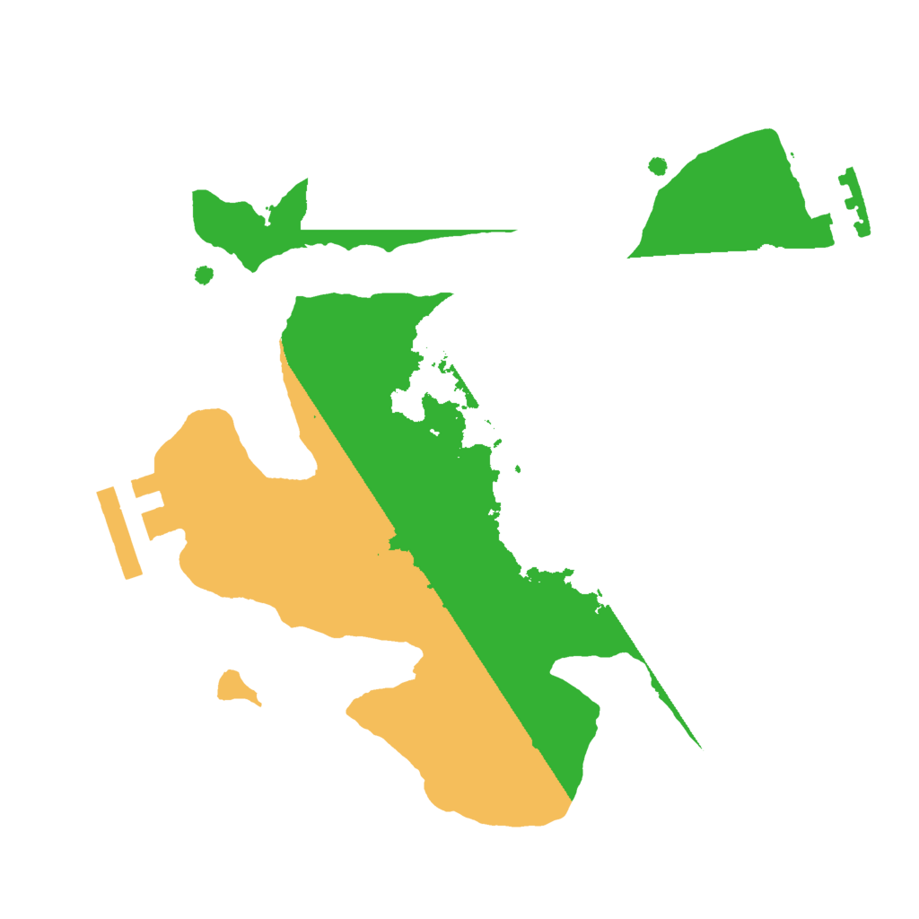 Biome Rust Map: Procedural Map, Size: 2000, Seed: 1991860063