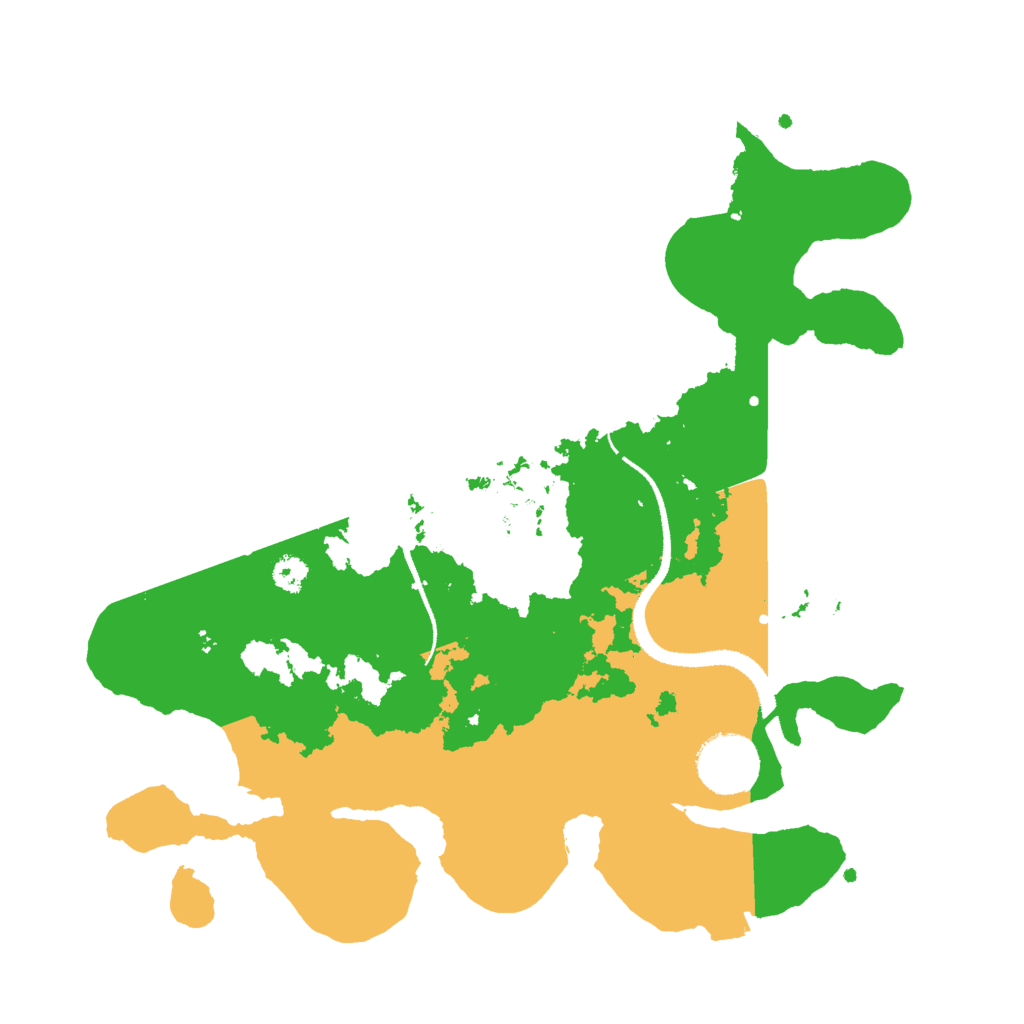 Biome Rust Map: Procedural Map, Size: 3000, Seed: 1670173694