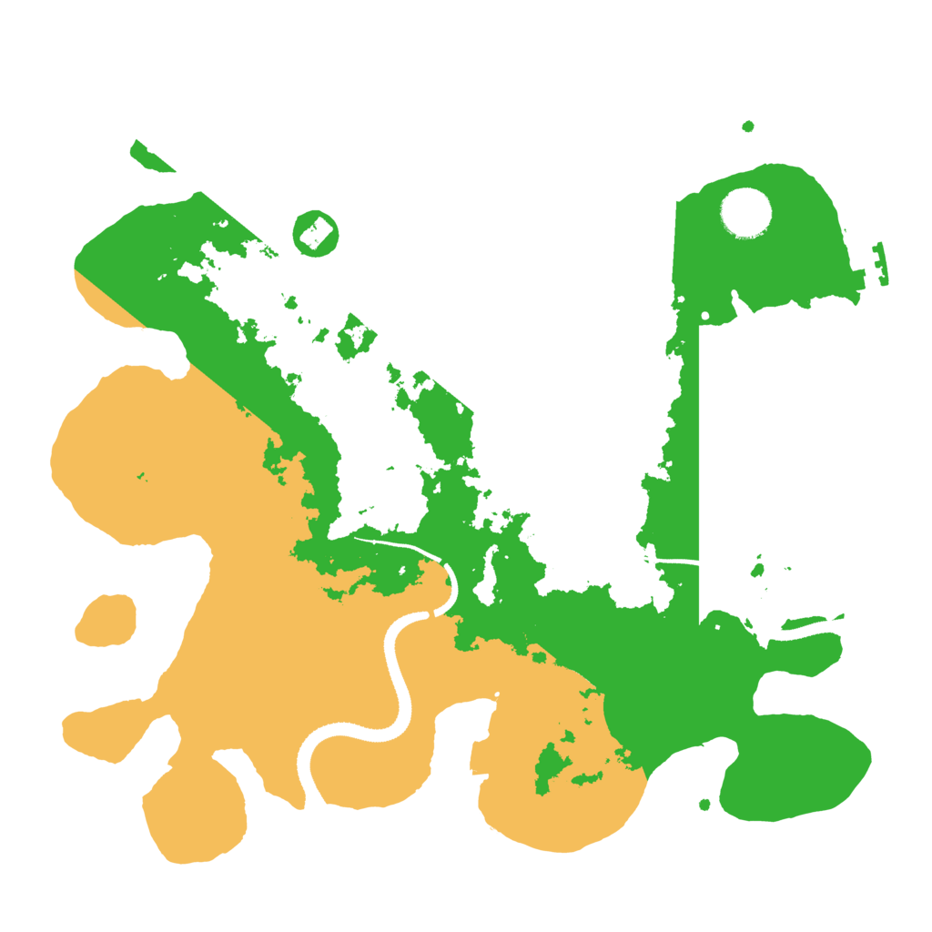 Biome Rust Map: Procedural Map, Size: 3250, Seed: 19144879