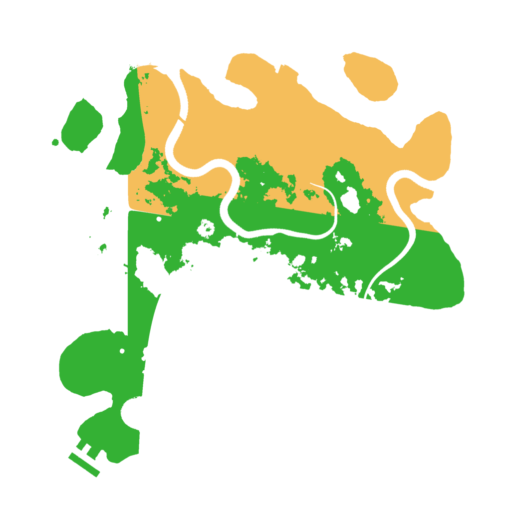 Biome Rust Map: Procedural Map, Size: 3000, Seed: 3947026