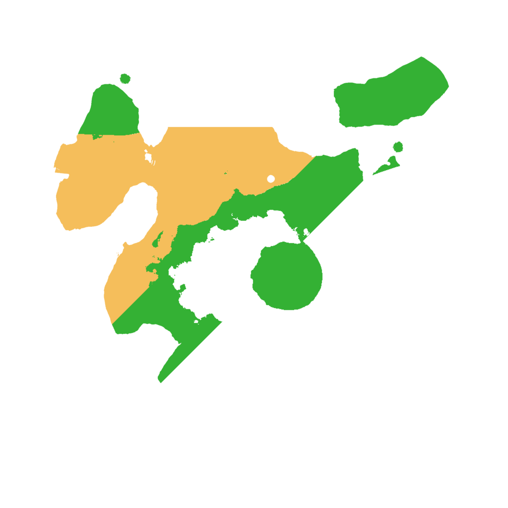 Biome Rust Map: Procedural Map, Size: 2000, Seed: 77770