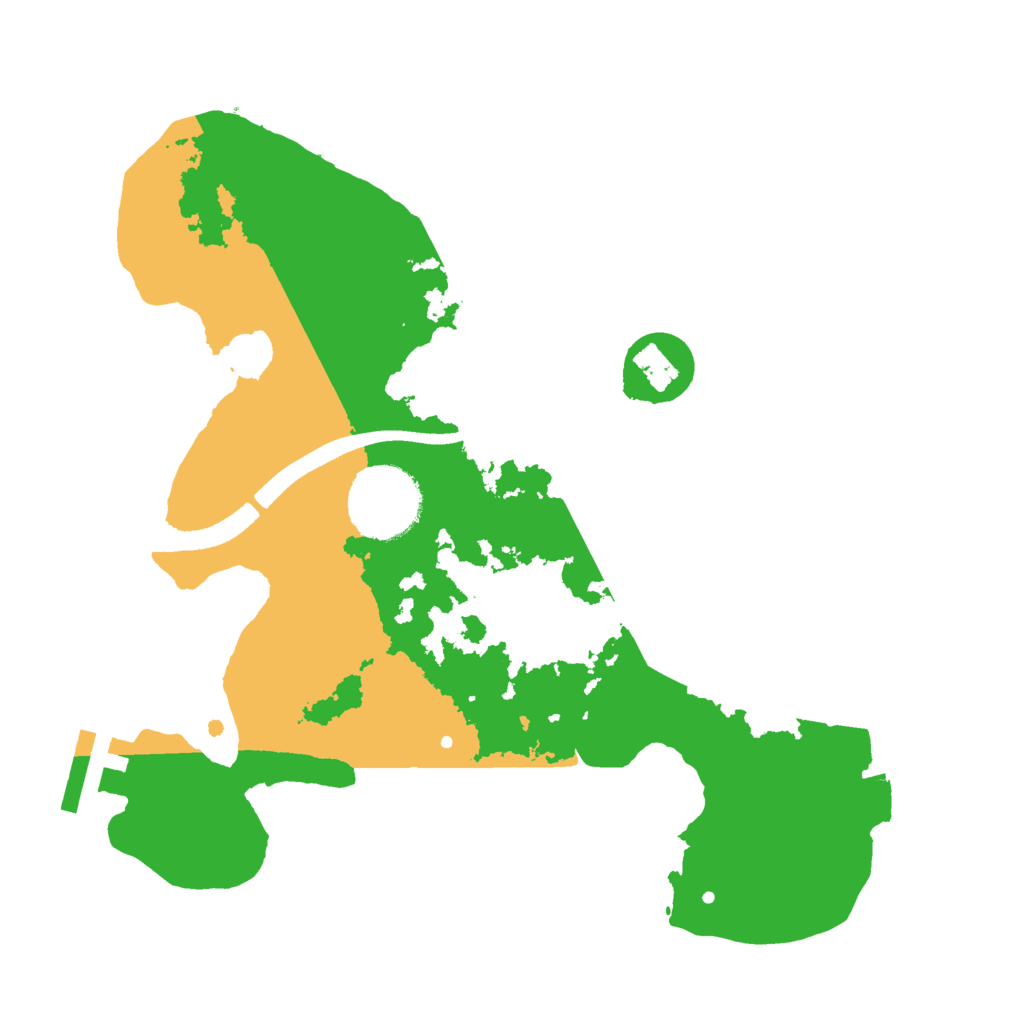 Biome Rust Map: Procedural Map, Size: 2500, Seed: 138938990