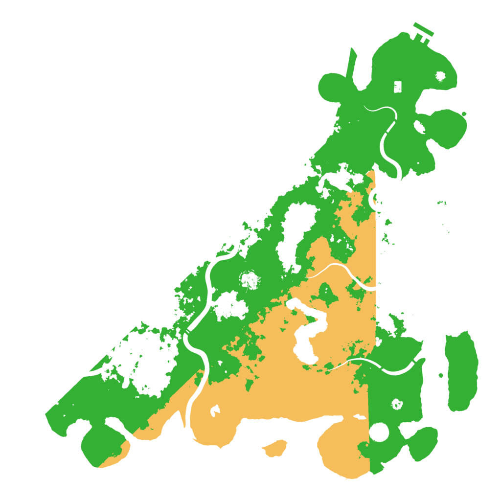Biome Rust Map: Procedural Map, Size: 4600, Seed: 1551058058