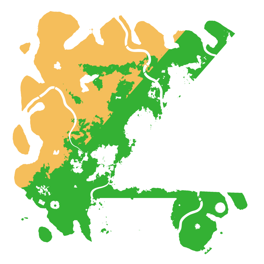 Biome Rust Map: Procedural Map, Size: 4500, Seed: 1990948474