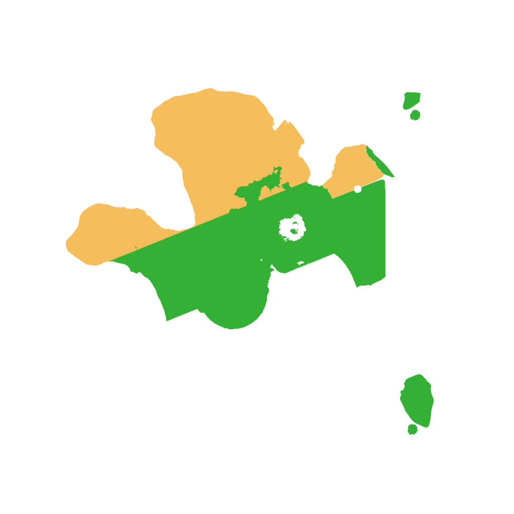 Biome Rust Map: Procedural Map, Size: 2000, Seed: 5692