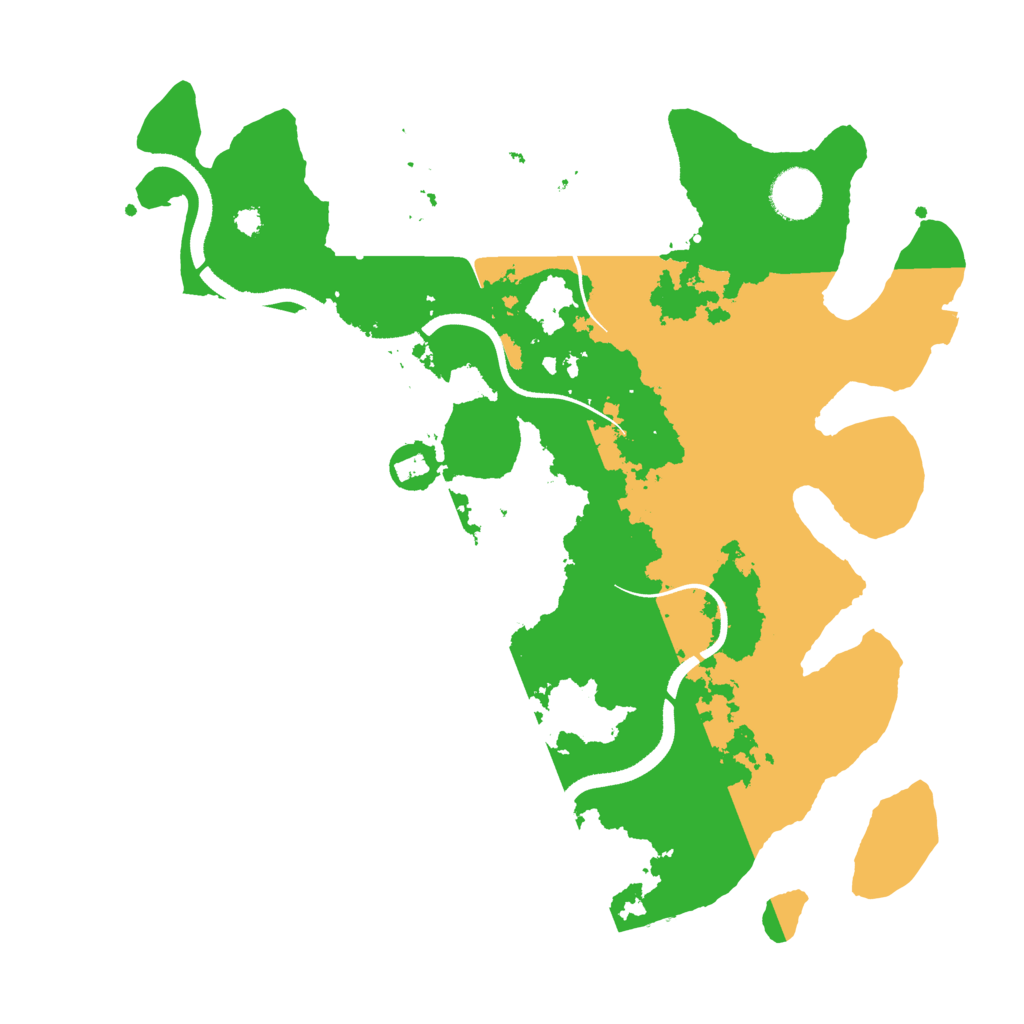 Biome Rust Map: Procedural Map, Size: 3500, Seed: 22022