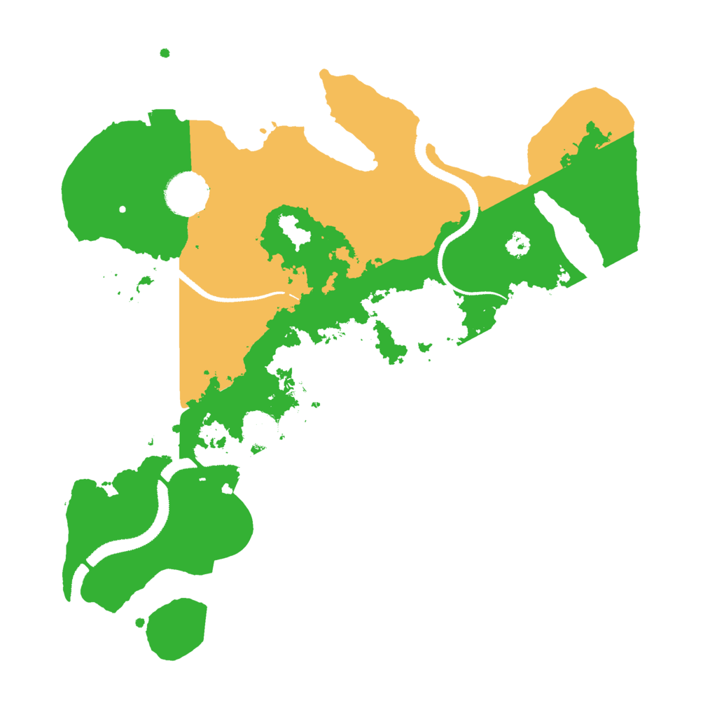 Biome Rust Map: Procedural Map, Size: 3053, Seed: 481981