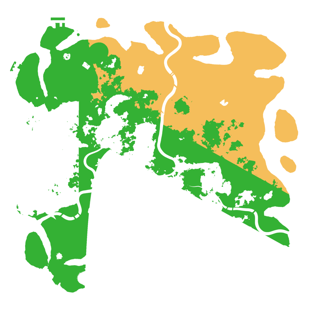 Biome Rust Map: Procedural Map, Size: 4500, Seed: 577687660