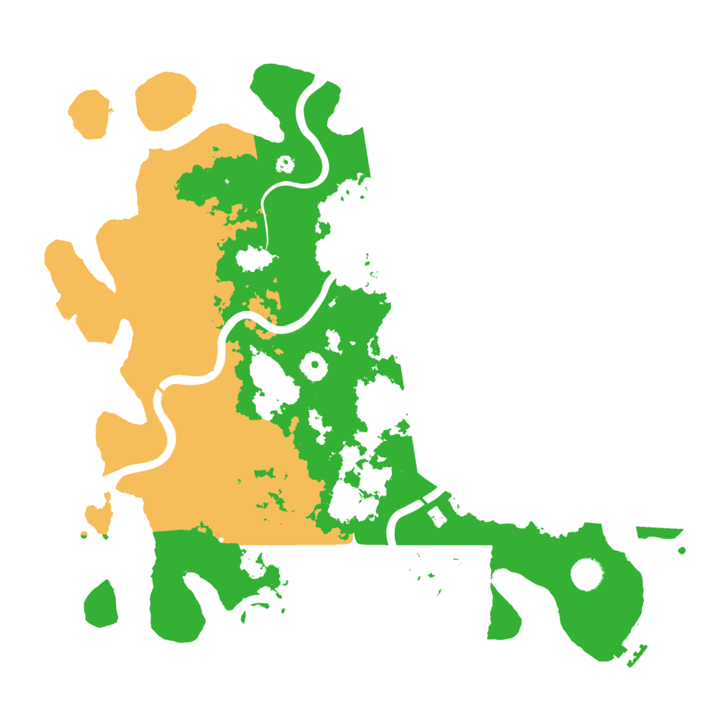 Biome Rust Map: Procedural Map, Size: 3999, Seed: 636880801