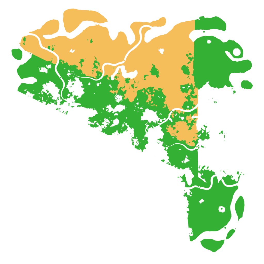Biome Rust Map: Procedural Map, Size: 6000, Seed: 308692428
