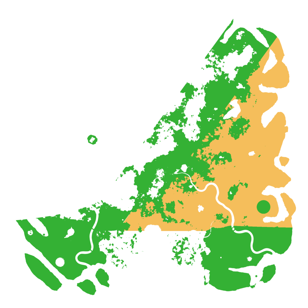 Biome Rust Map: Procedural Map, Size: 6000, Seed: 13222