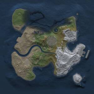 Thumbnail Rust Map: Procedural Map, Size: 2250, Seed: 2037061037, 6 Monuments