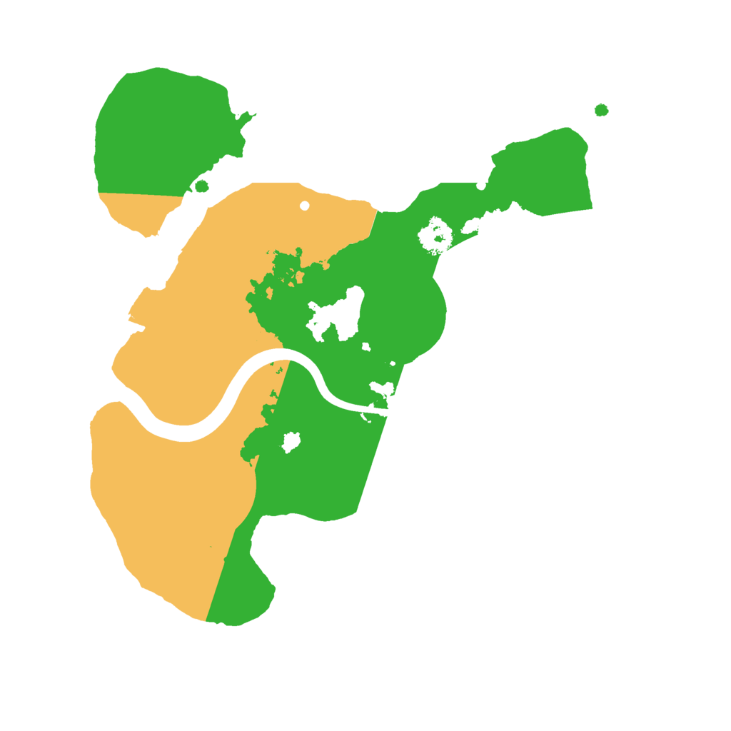 Biome Rust Map: Procedural Map, Size: 2250, Seed: 2037061037