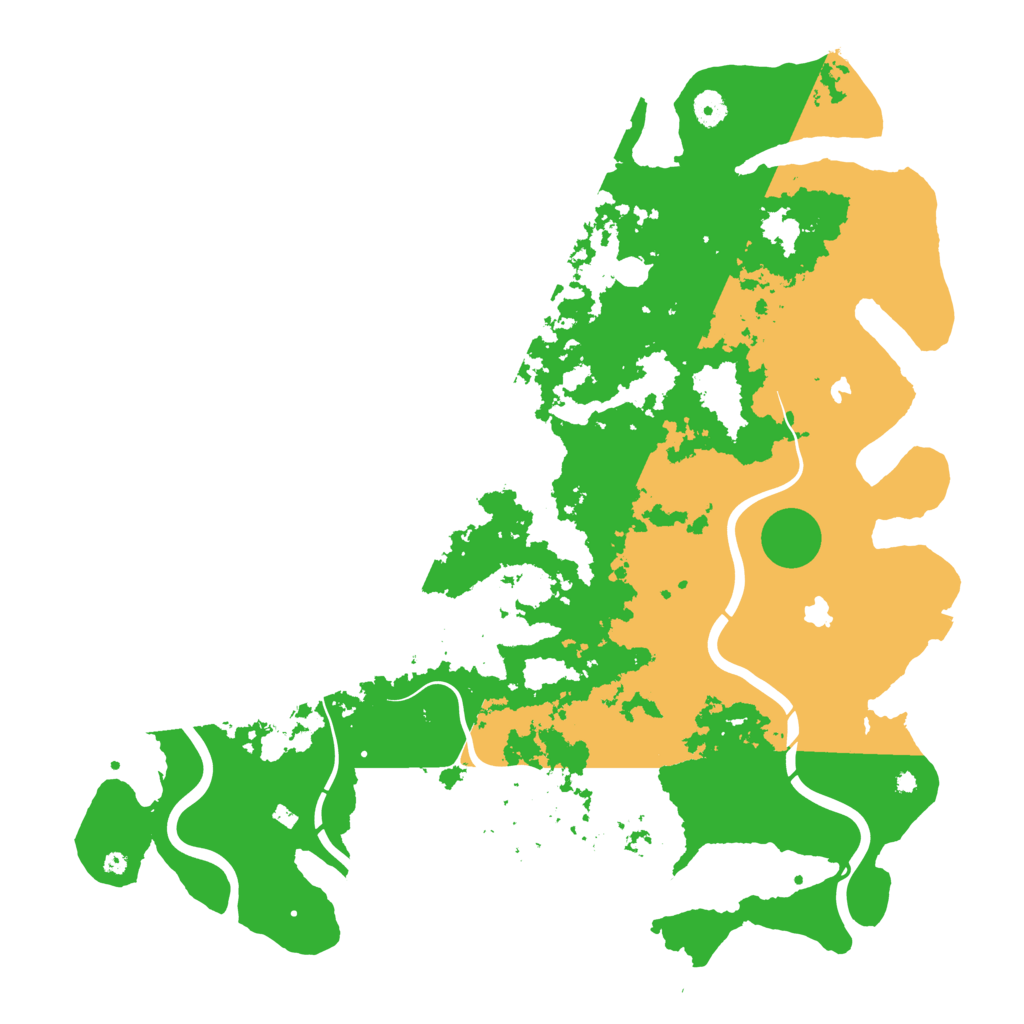 Biome Rust Map: Procedural Map, Size: 4500, Seed: 24554