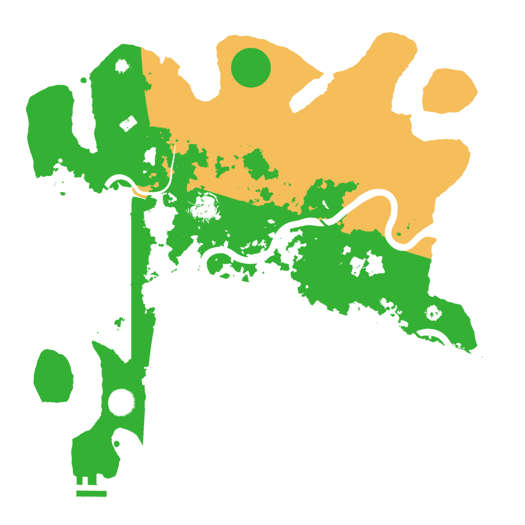 Biome Rust Map: Procedural Map, Size: 3500, Seed: 1687765758