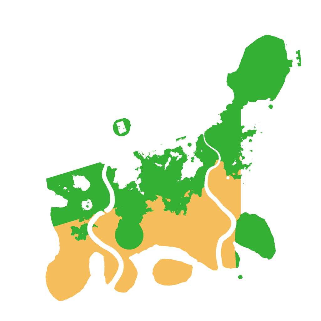 Biome Rust Map: Procedural Map, Size: 3000, Seed: 559121589