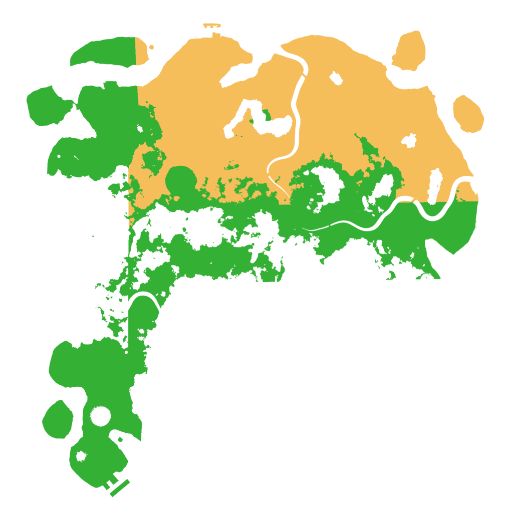 Biome Rust Map: Procedural Map, Size: 4500, Seed: 699249938