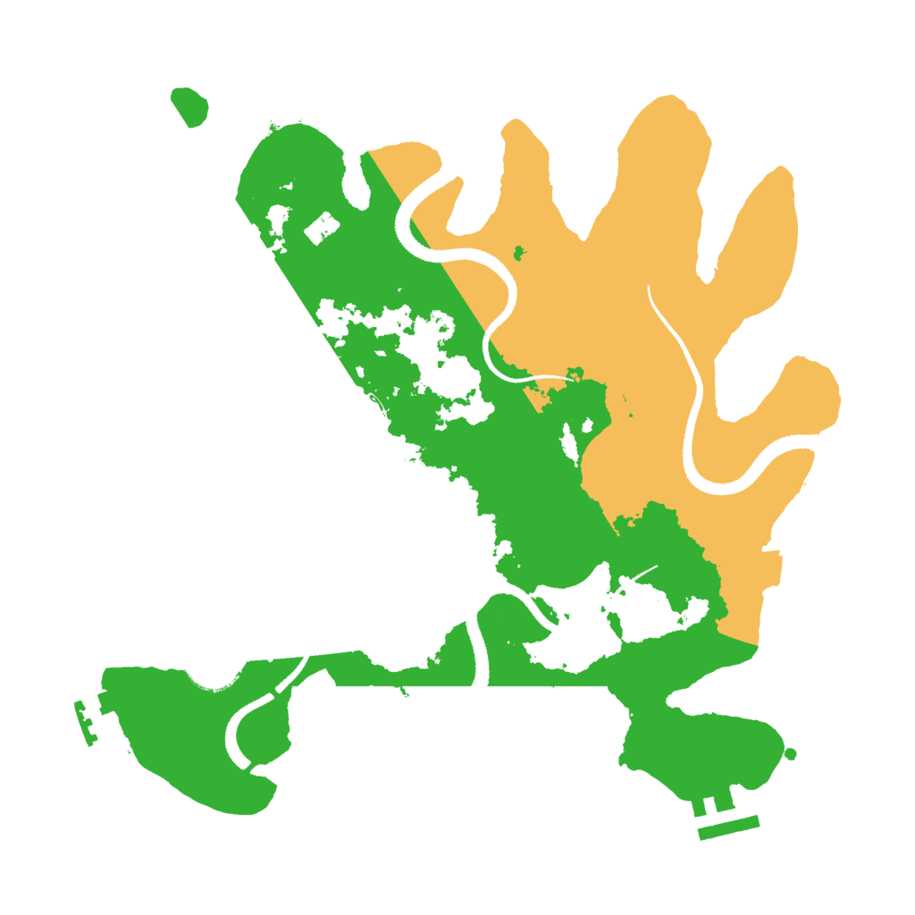 Biome Rust Map: Procedural Map, Size: 3000, Seed: 73941