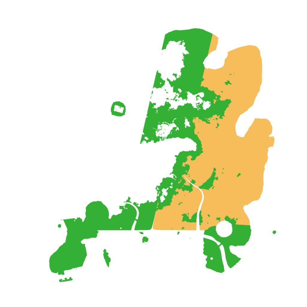 Biome Rust Map: Procedural Map, Size: 3500, Seed: 2456189