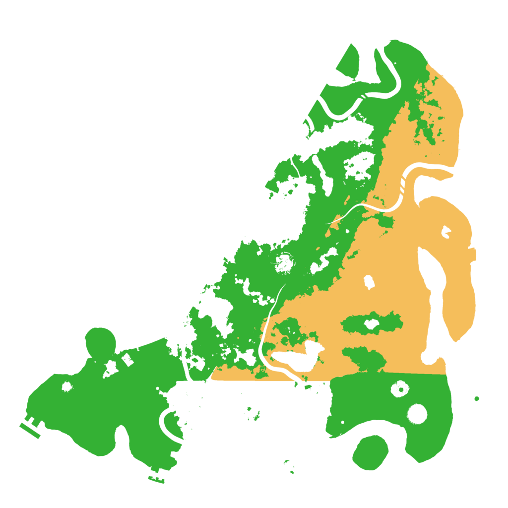 Biome Rust Map: Procedural Map, Size: 4500, Seed: 966143382