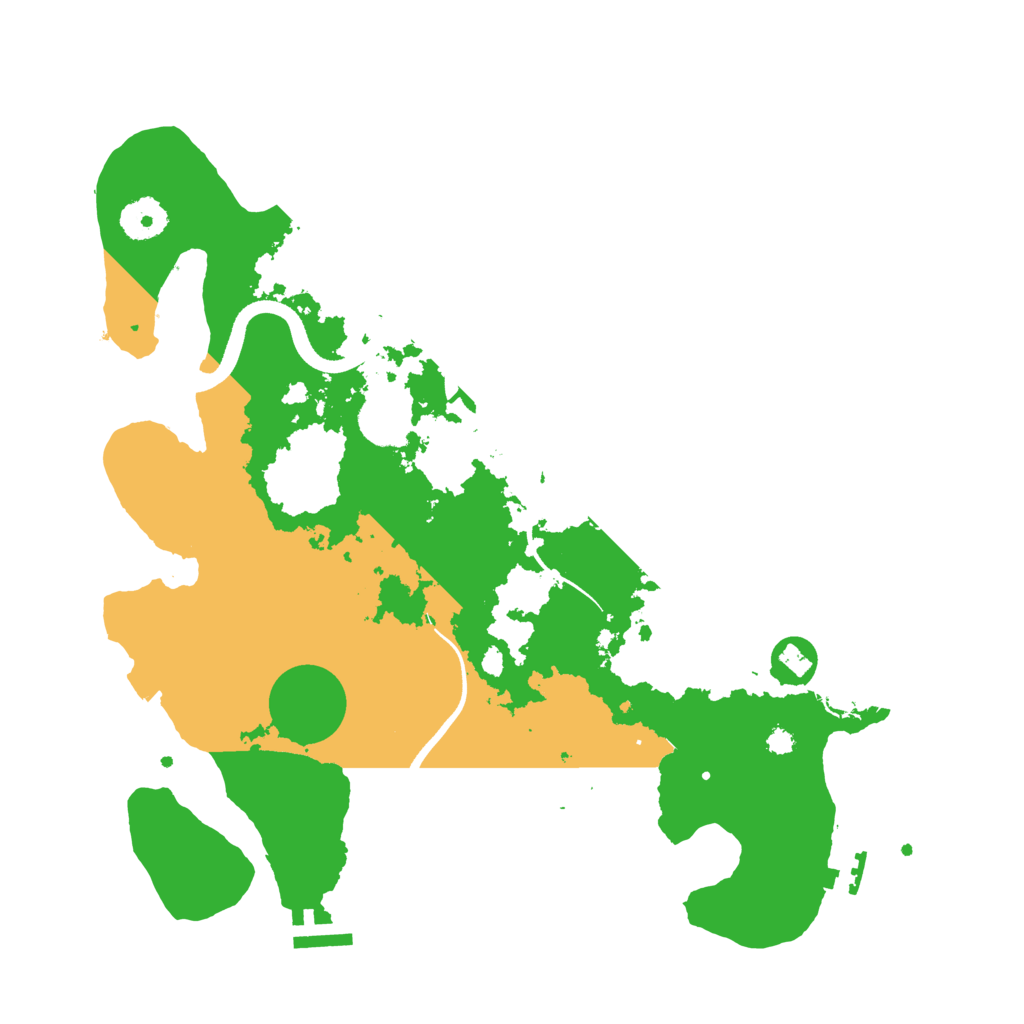 Biome Rust Map: Procedural Map, Size: 3500, Seed: 1269468