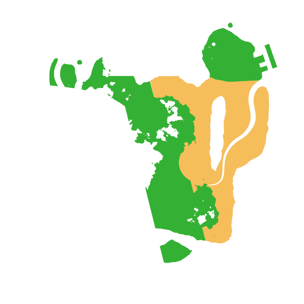 Biome Rust Map: Procedural Map, Size: 2500, Seed: 5689