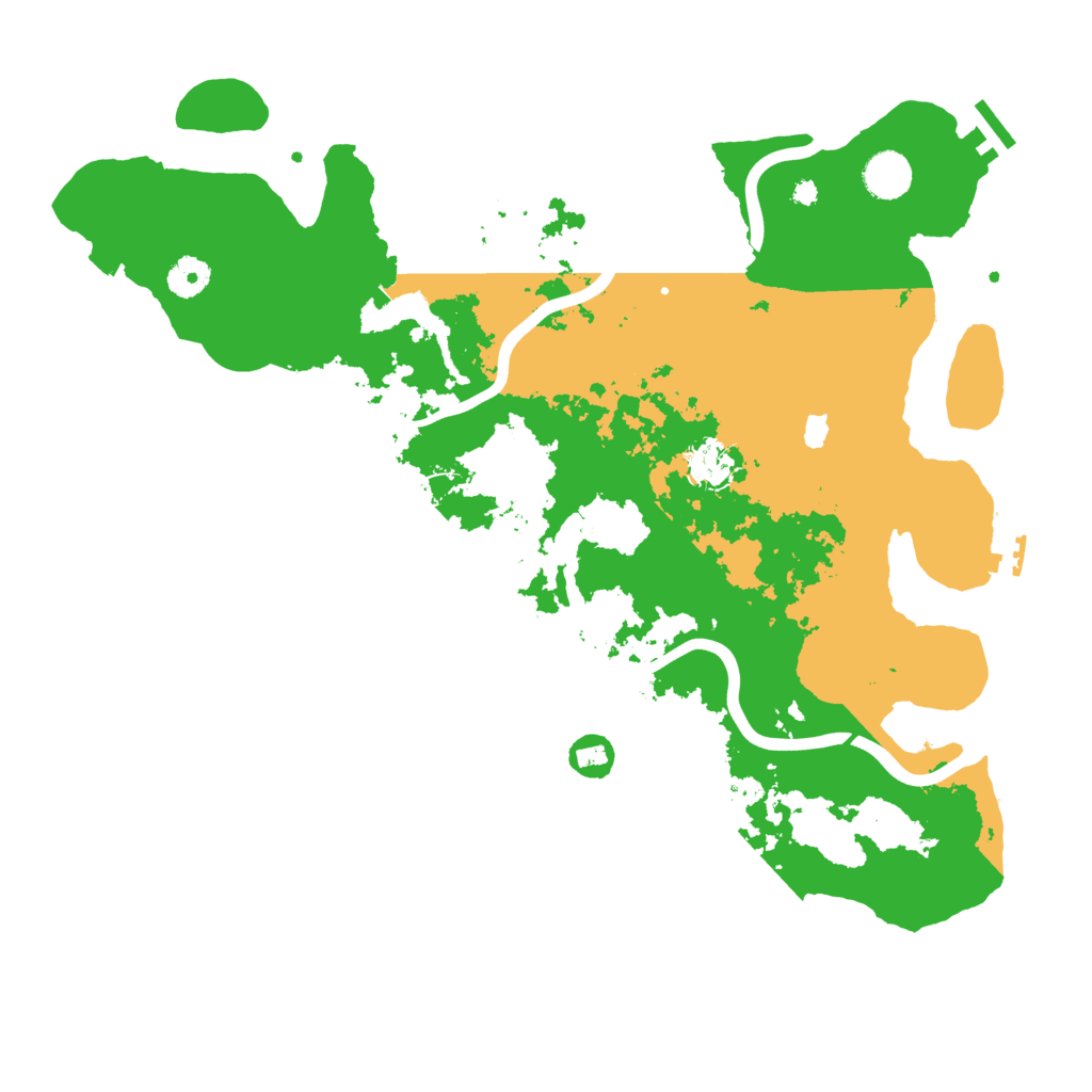 Biome Rust Map: Procedural Map, Size: 4000, Seed: 1291778407