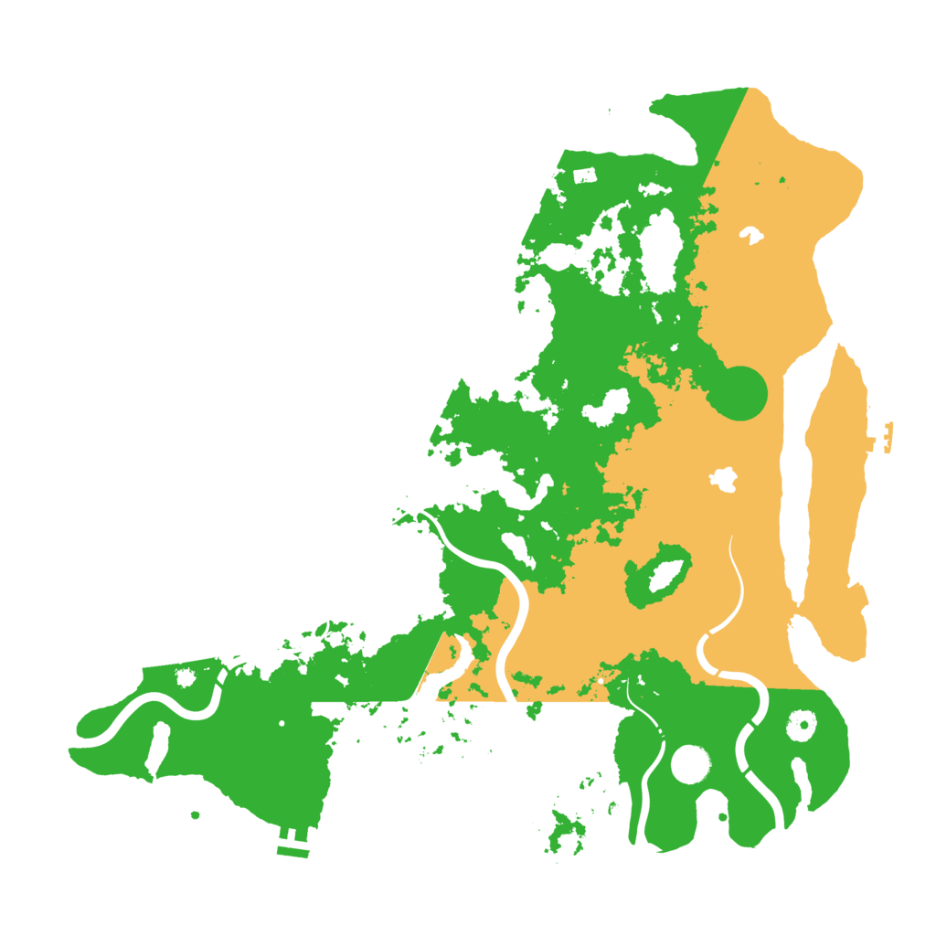 Biome Rust Map: Procedural Map, Size: 4500, Seed: 23534