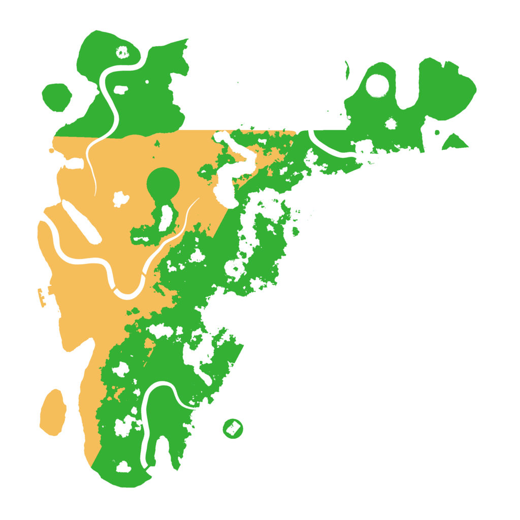 Biome Rust Map: Procedural Map, Size: 4150, Seed: 68051