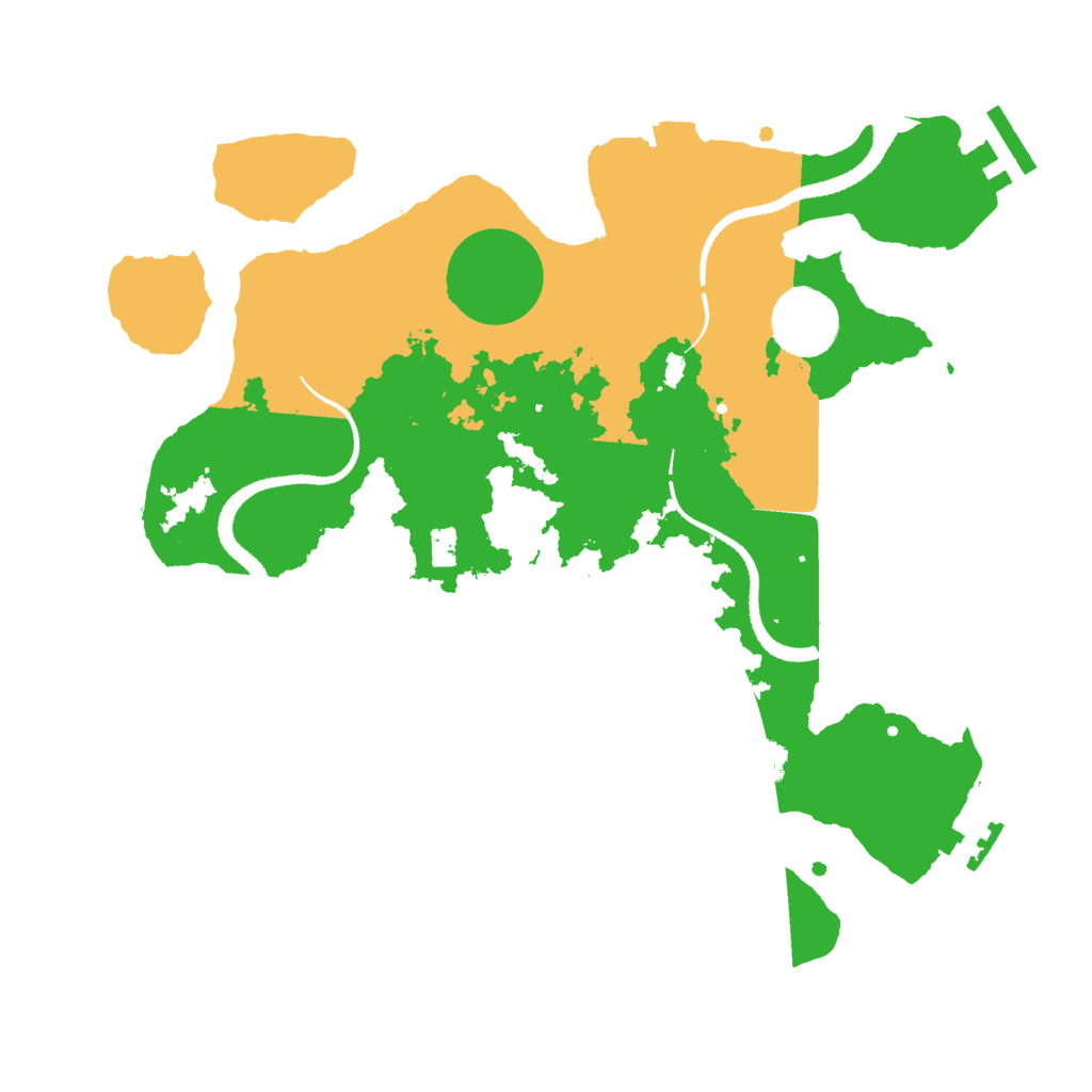 Biome Rust Map: Procedural Map, Size: 3000, Seed: 1660108230