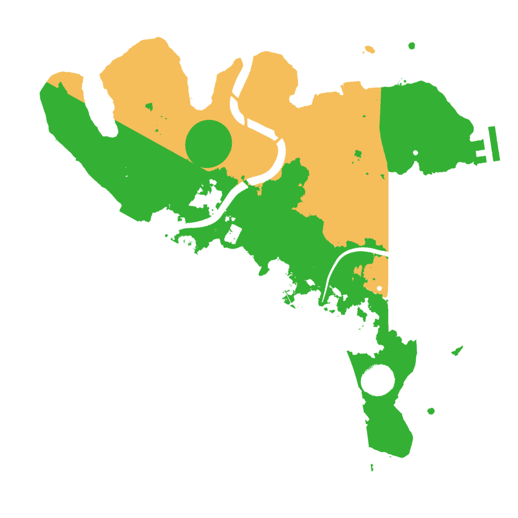 Biome Rust Map: Procedural Map, Size: 3000, Seed: 59764
