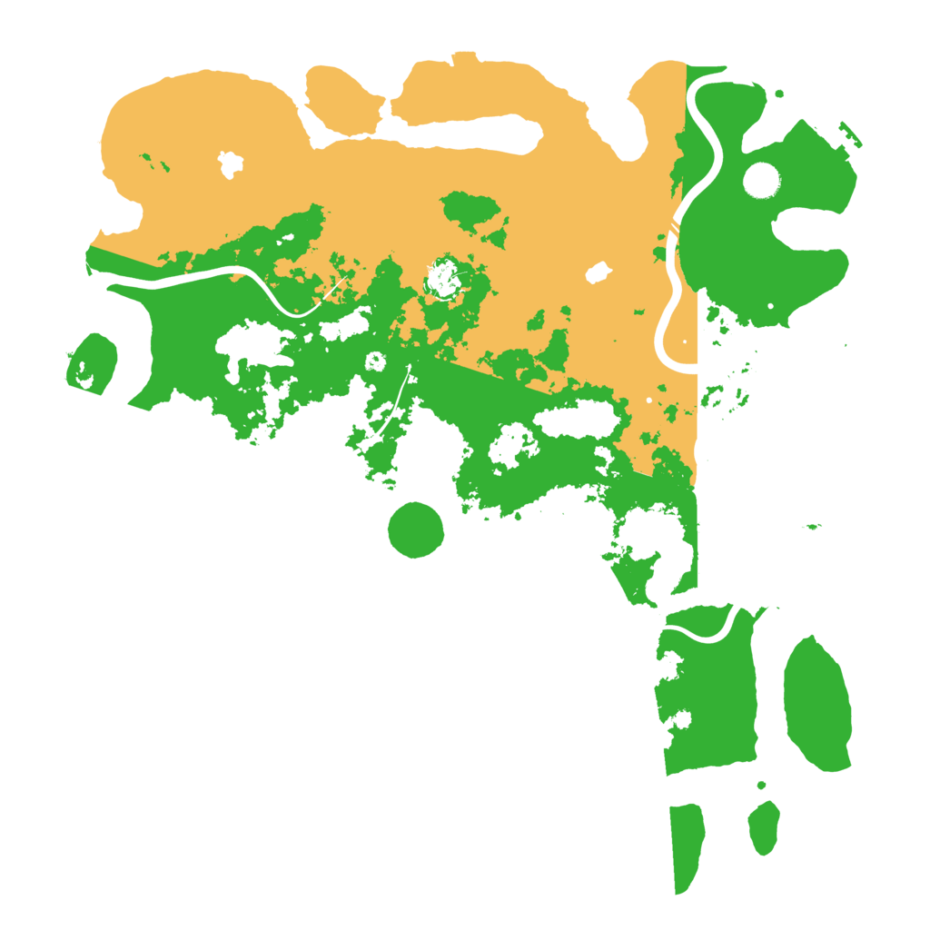 Biome Rust Map: Procedural Map, Size: 4500, Seed: 1104763693