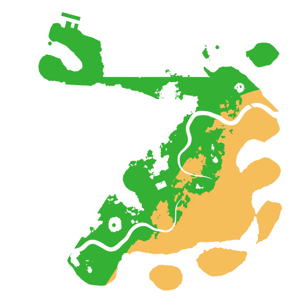 Biome Rust Map: Procedural Map, Size: 3250, Seed: 352130781
