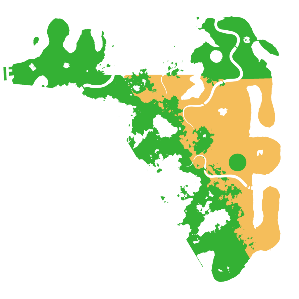 Biome Rust Map: Procedural Map, Size: 4500, Seed: 231766