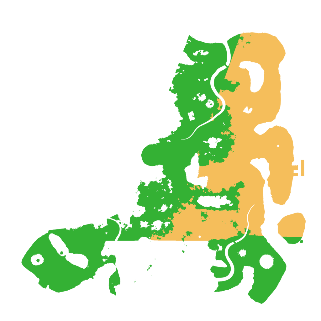 Biome Rust Map: Procedural Map, Size: 4000, Seed: 1890