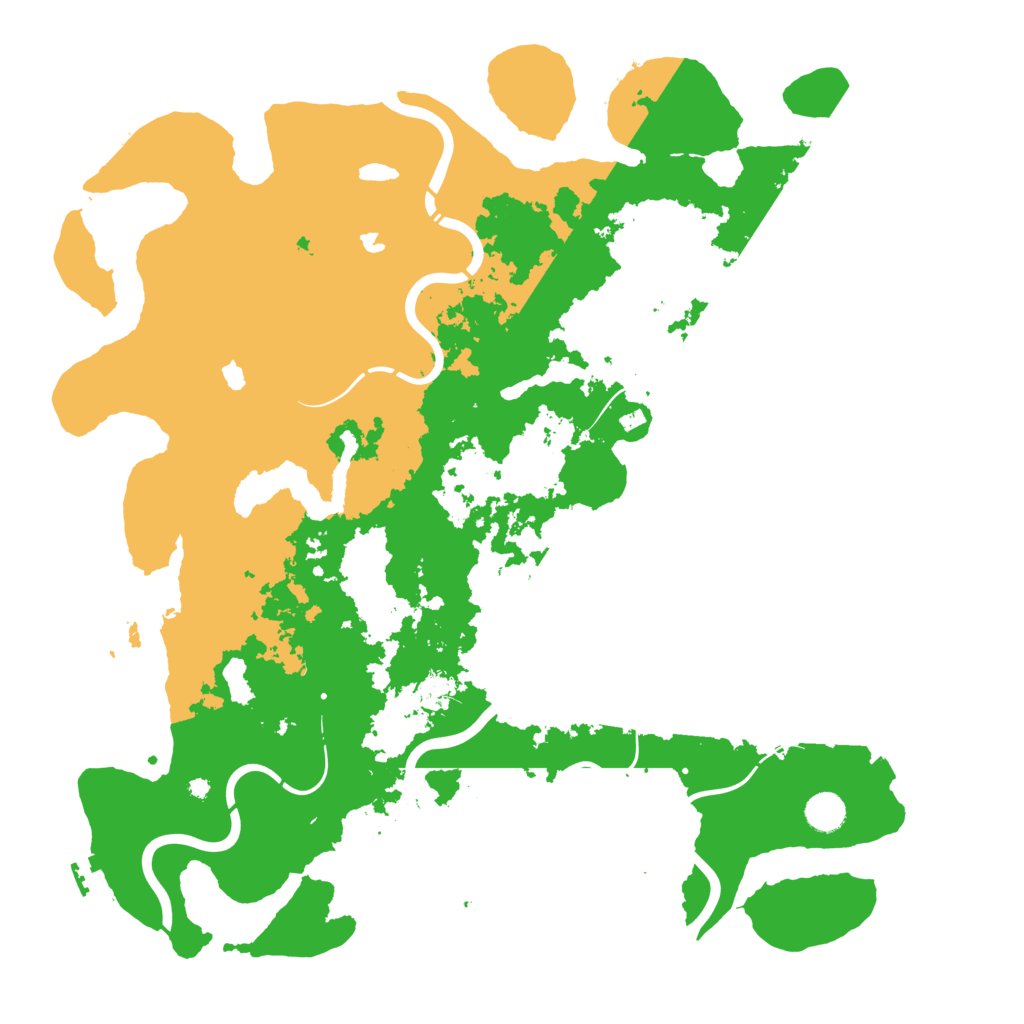 Biome Rust Map: Procedural Map, Size: 4500, Seed: 652994354