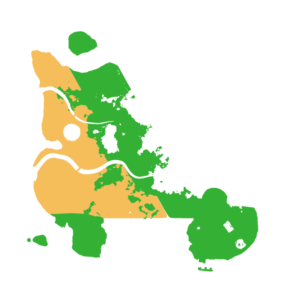 Biome Rust Map: Procedural Map, Size: 3000, Seed: 1083266427