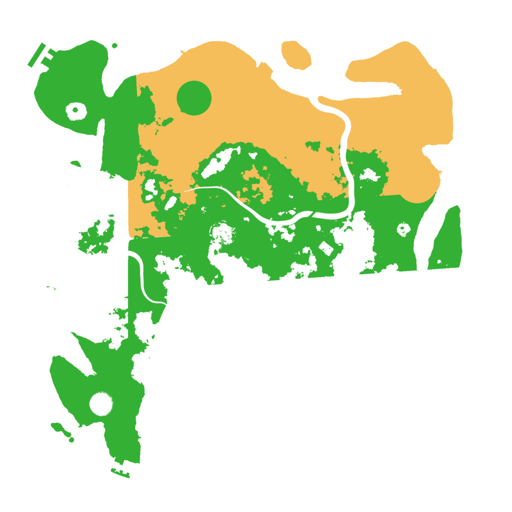 Biome Rust Map: Procedural Map, Size: 3900, Seed: 2038870572