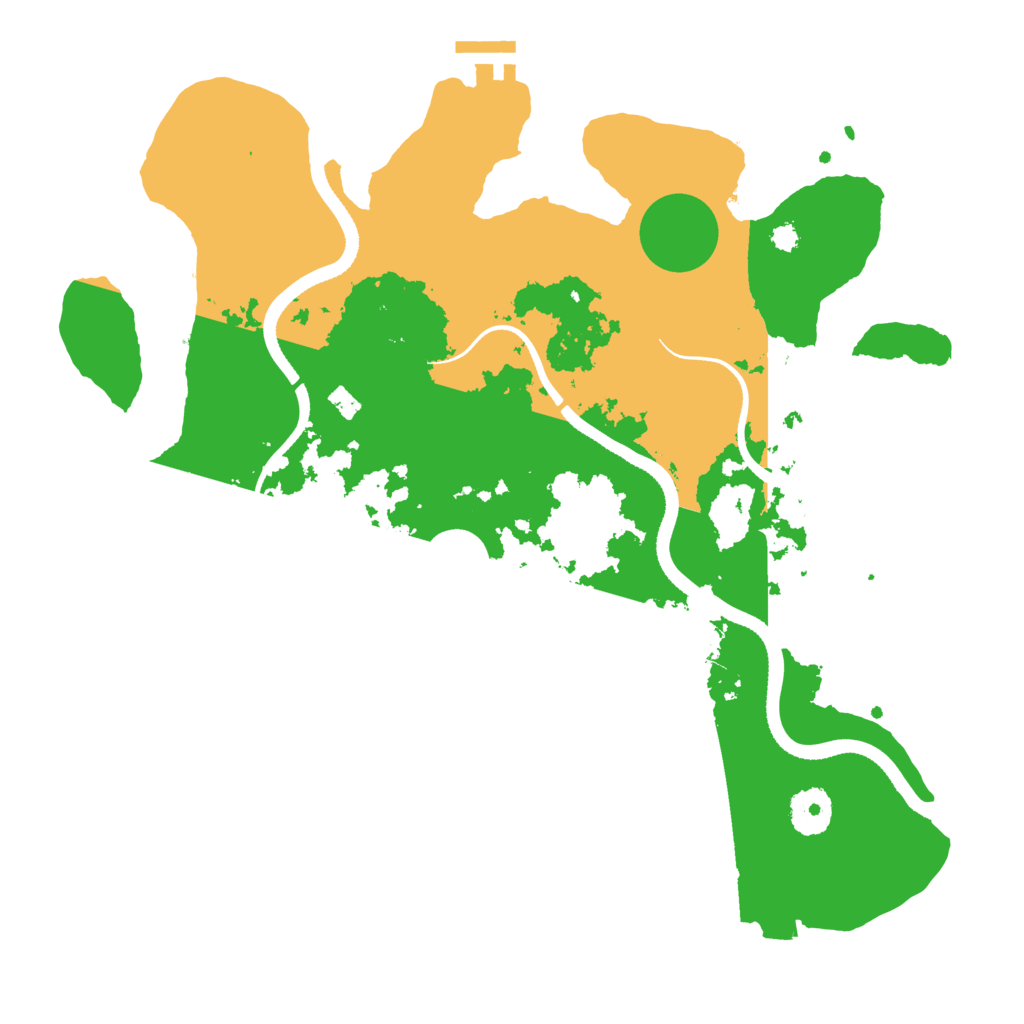 Biome Rust Map: Procedural Map, Size: 3442, Seed: 2147483647